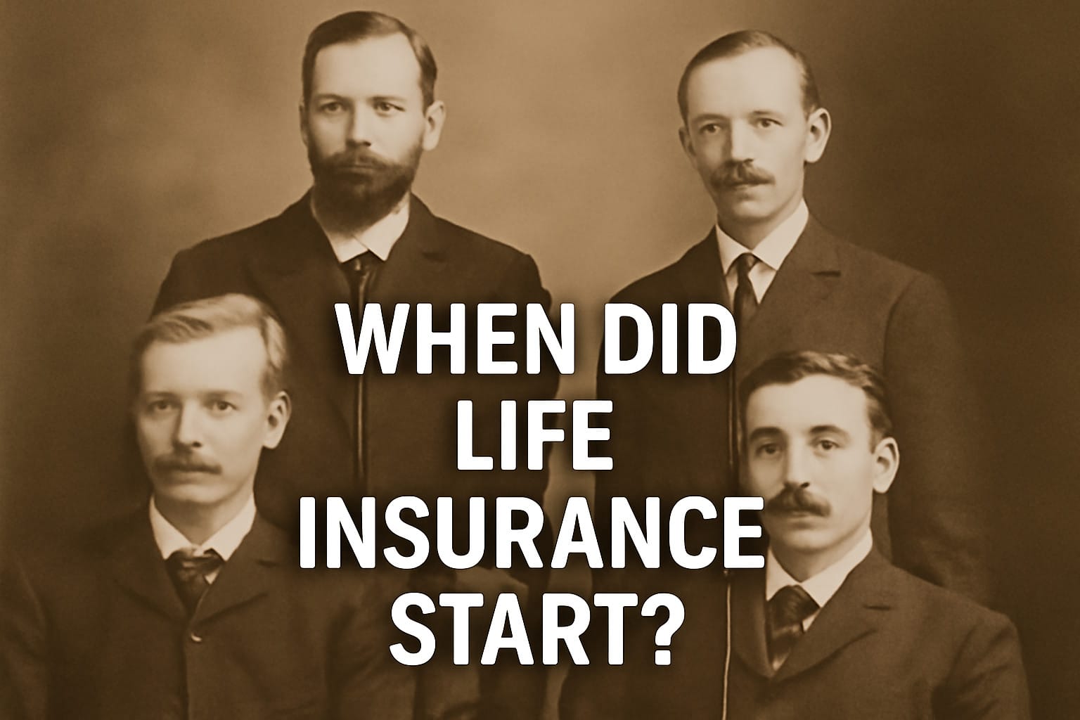 When Did Life Insurance Start? When Did Life Insurance Start?