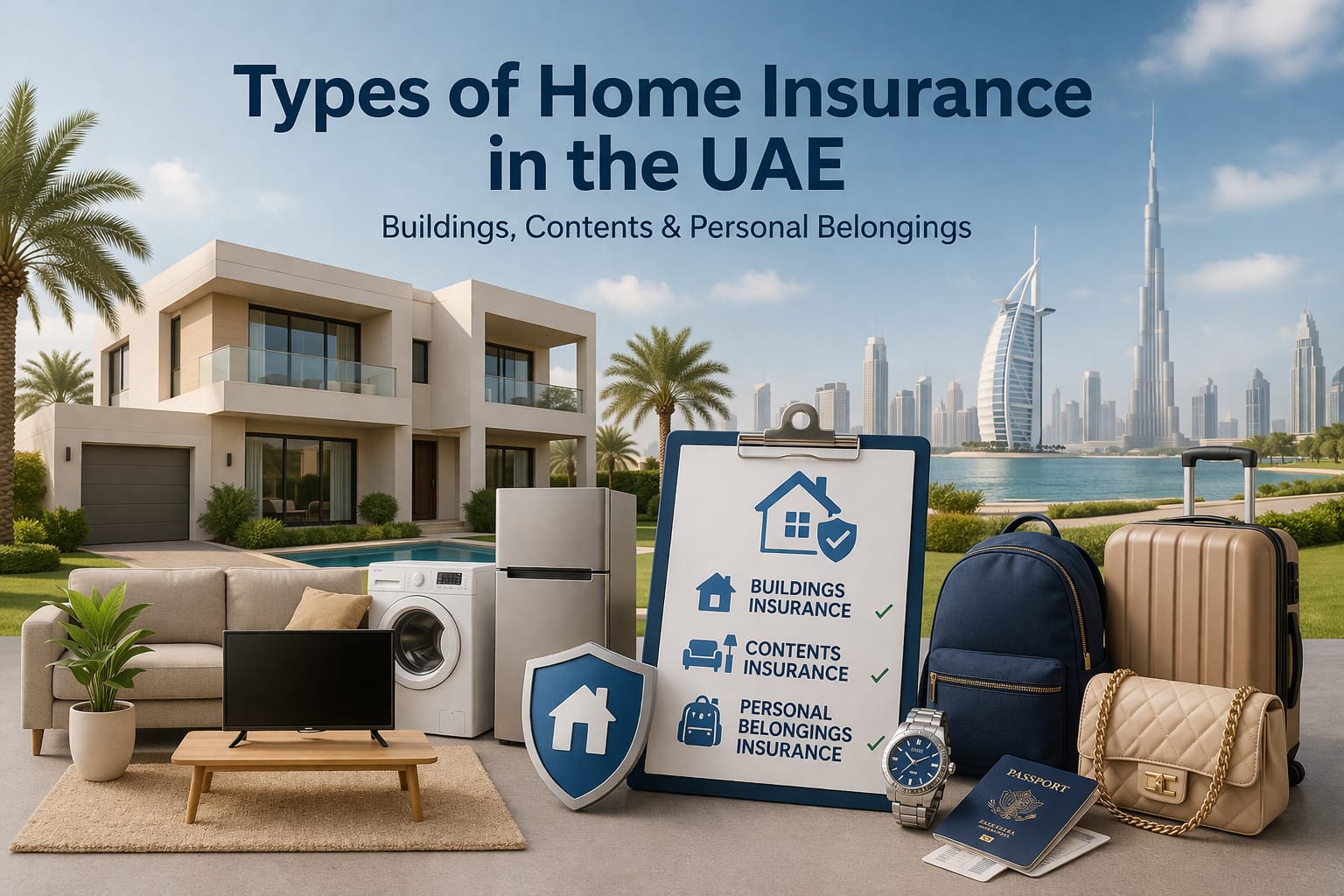 What Are the Types of Home Insurance in the UAE? What Are the Types of Home Insurance in the UAE?